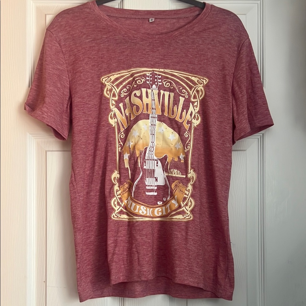 Nashville Music City Graphic T-Shirt